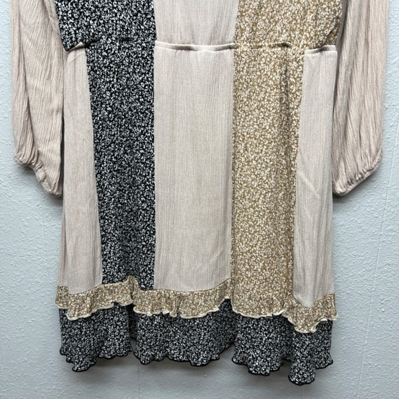 143 Story by Lineup Puff Sleeve Dress Womens 3XL Garden Cottagecore Patchwork - Picture 11 of 13